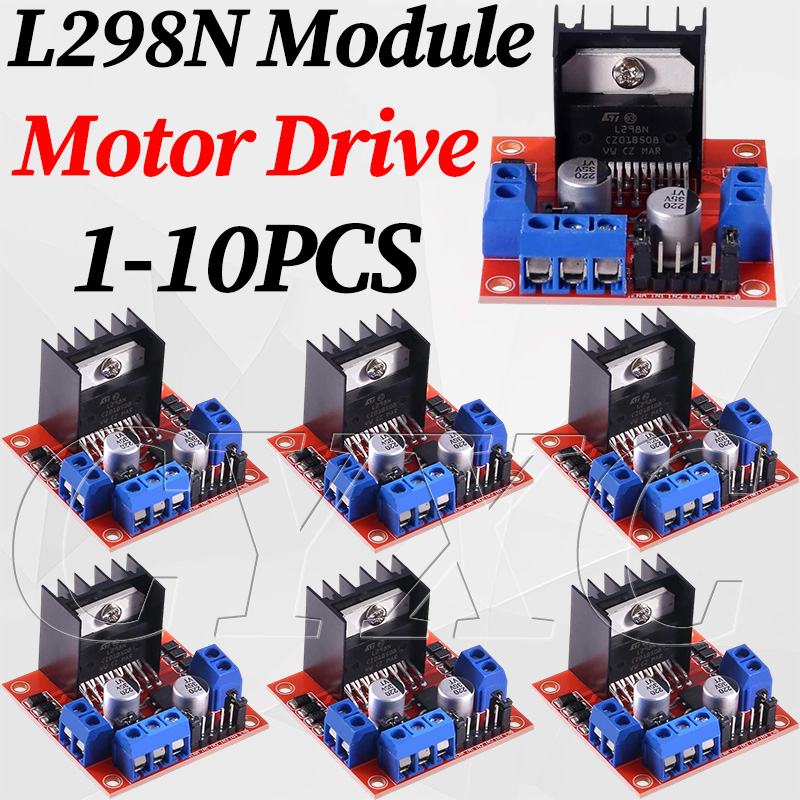 1-10PCS L298N Stepper Motor Dr – обзор и цена L298N Motor Driver