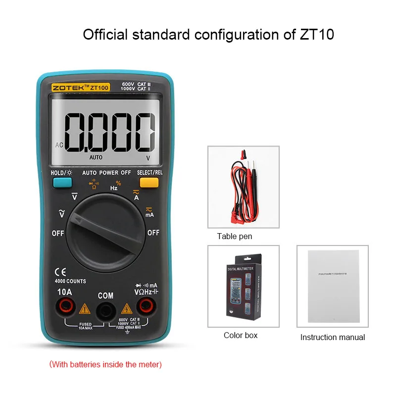 【Hot】ZOTEK ZT100 Digital Multi – обзор и цена Multimeter Digital