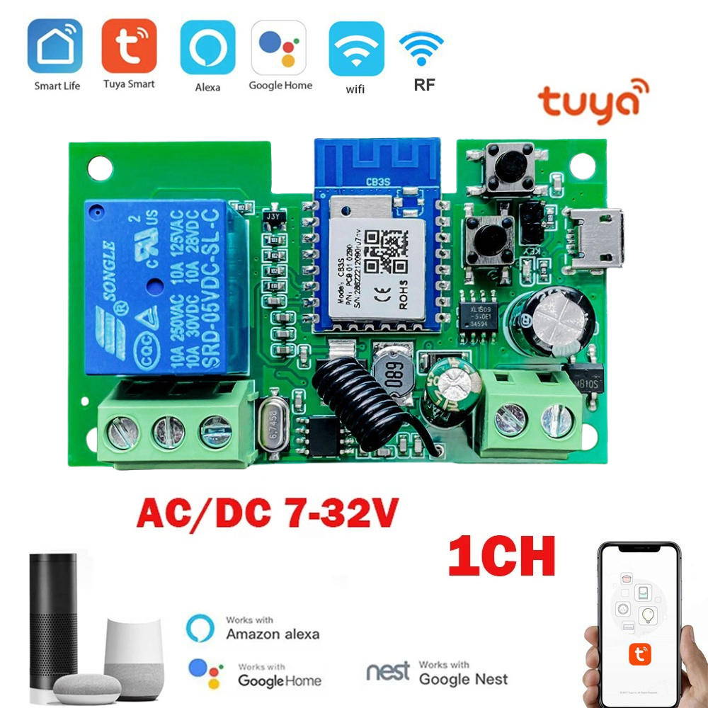 Alexa Smart Switch Tuya Smart  – обзор и цена Relay Module 5V