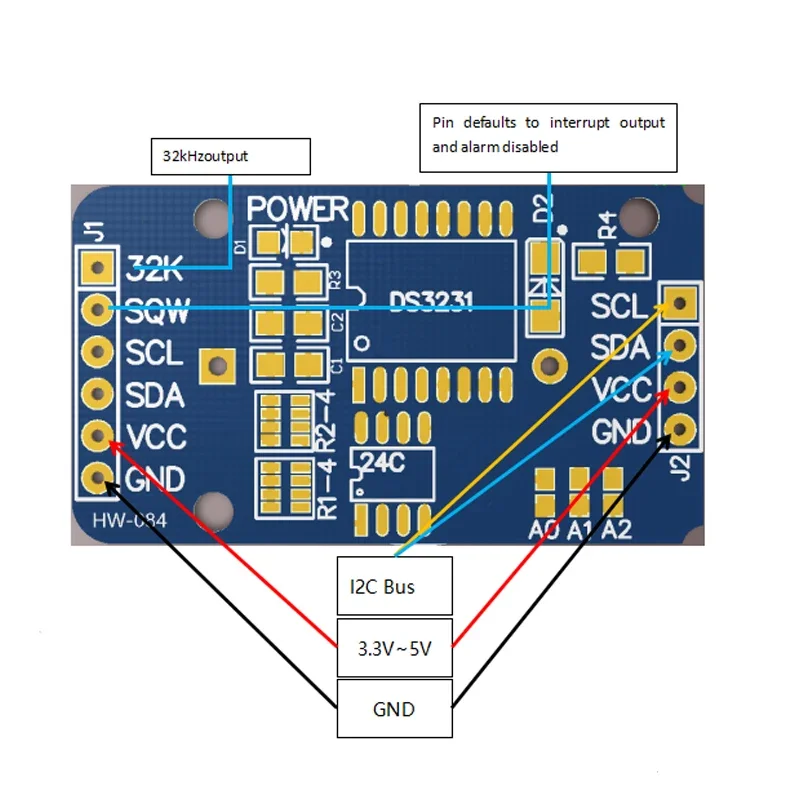DS3231 AT24C32 Precision RTC M – обзор и цена Rtc Module Ds3231