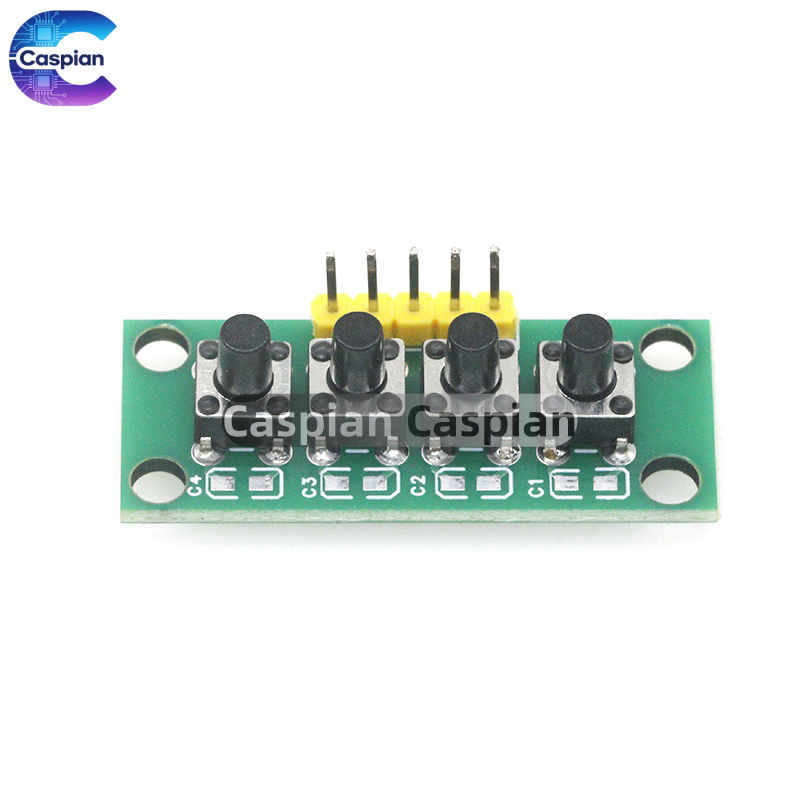 1-10PCS 1x4 4-Button Independe – обзор и цена Diy Electronics Raspberry Pi
