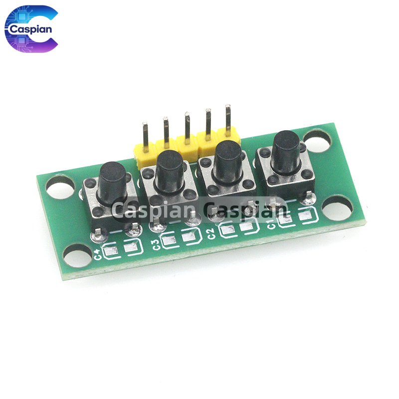1-10PCS 1x4 4-Button Independe – обзор и цена Diy Electronics Raspberry Pi