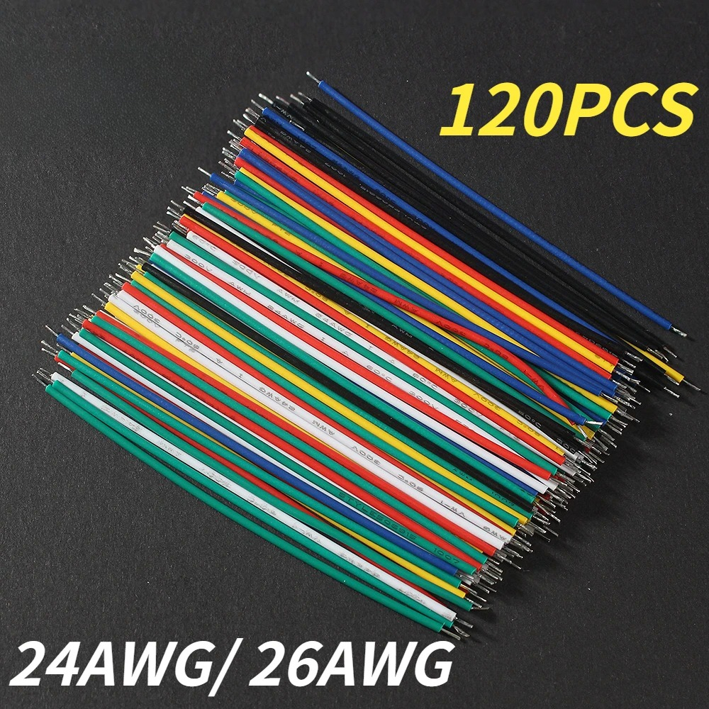 120PCS 24AWG/26AWG Tinned Copp – обзор и цена Diy Electronics Raspberry Pi