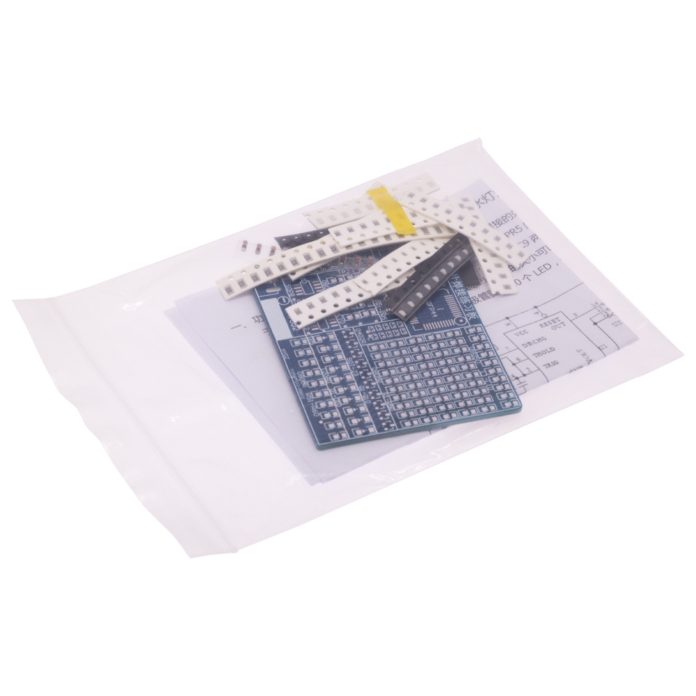 SMD NE555 CD4017 Rotating Flas – обзор и цена Diy Electronics Repair Kit