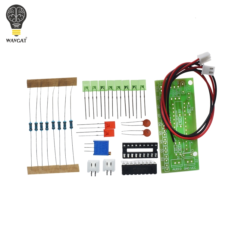 LM3915 DC 9V-12V 10 LED Sound  – обзор и цена Diy Electronics Lab