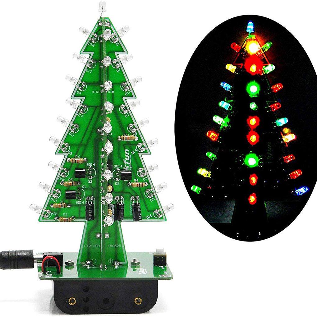 DIY Christmas Tree LED Flash K – обзор и цена Learn Diy Electronics