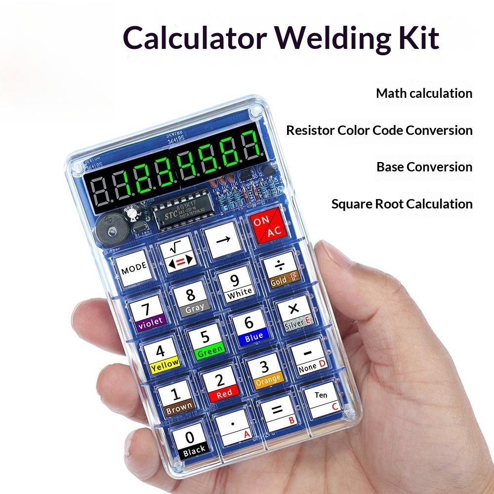 Calculator Production Kit, Ele – обзор и цена Homemade Diy Electronics