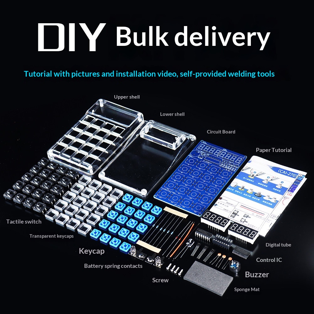 Calculator Production Kit, Ele – обзор и цена Homemade Diy Electronics