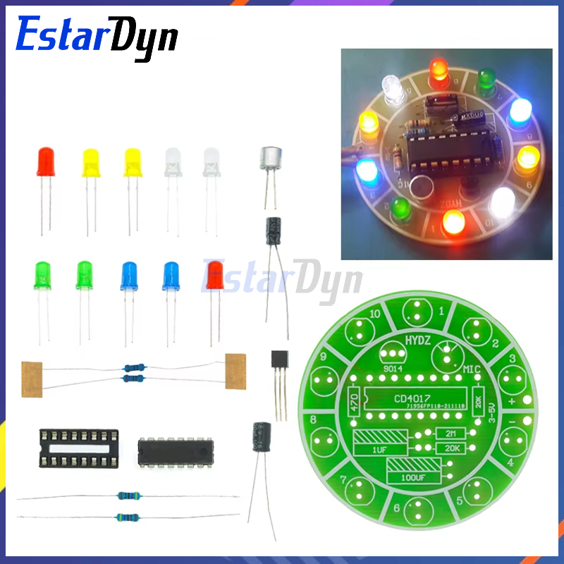 Estardyn CD4017 colorful voice – обзор и цена Diy Electronics Lab