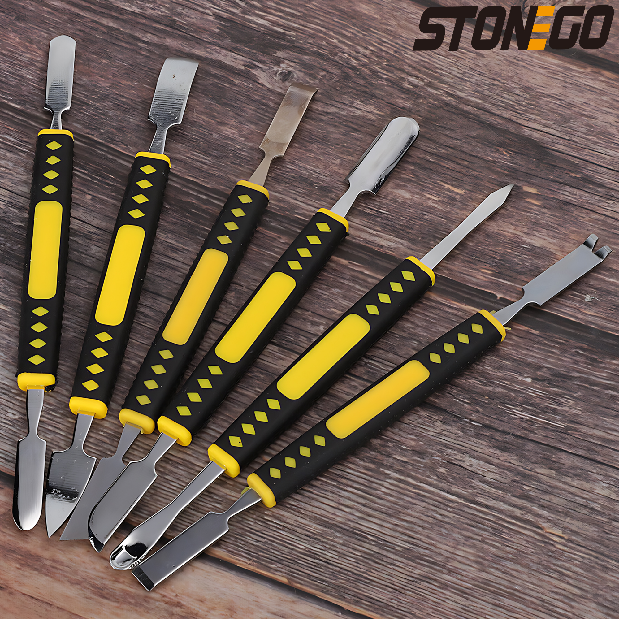 STONEGO  Metal Pry Bar Tool Se – обзор и цена Diy Electronics Repair Kit