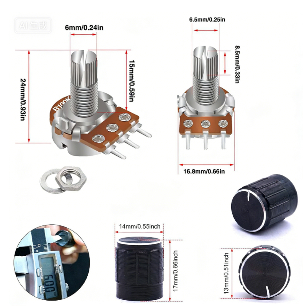 84 Piece Potentiometer Kit 1K  – обзор и цена Diy Guitar Electronics Kit