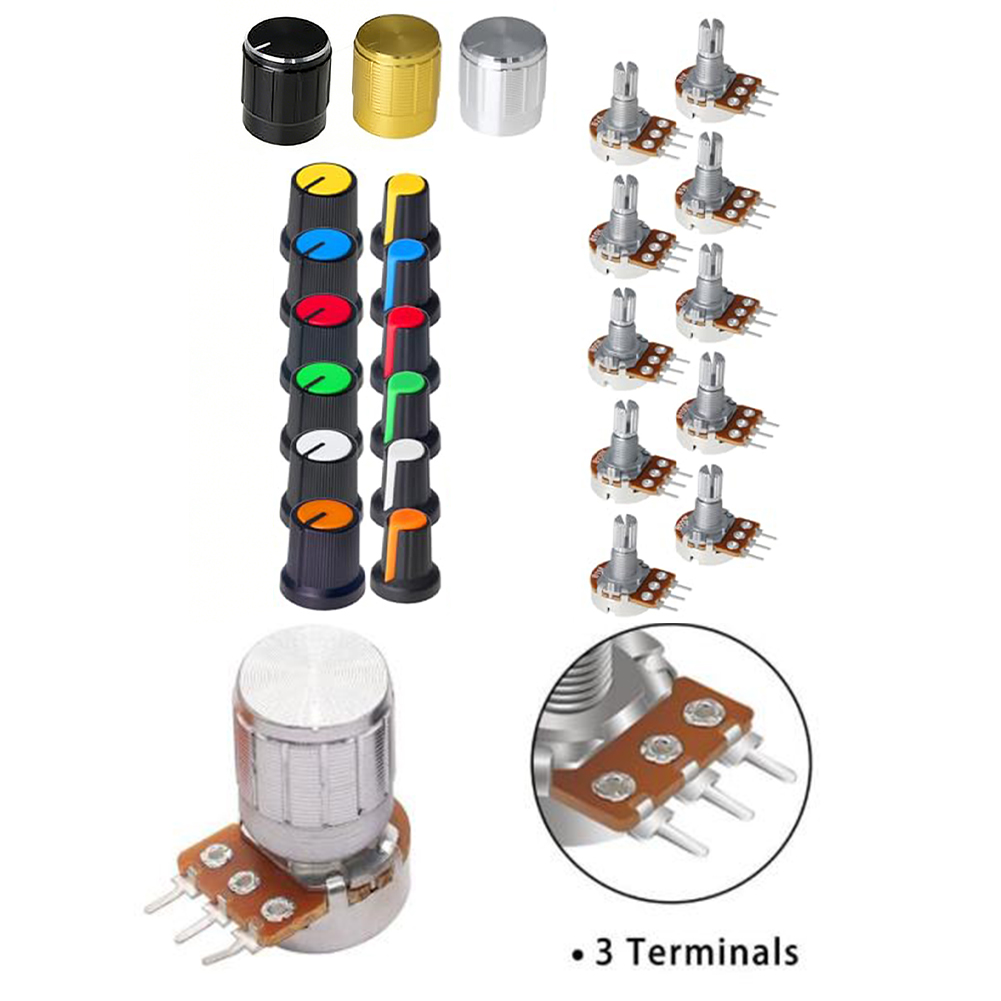 84 Piece Potentiometer Kit 1K  – обзор и цена Diy Guitar Electronics Kit