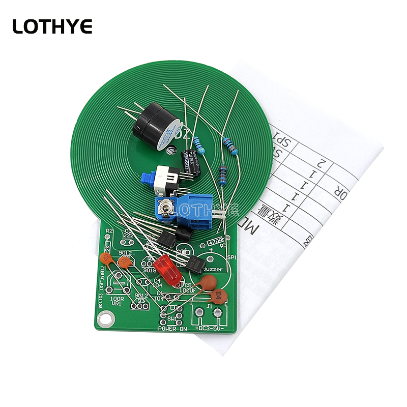 DC 3V-5V Metal Detector Kit DI – обзор и цена Learn Diy Electronics