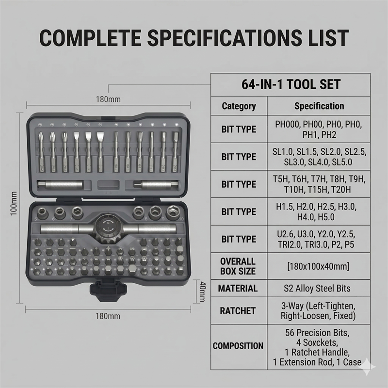 69 in 1 Ratchet Screwdriver Se – обзор и цена Diy Electronics Repair Kit