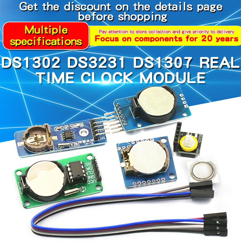 1PCS DS1302/DS1307/PCF8563/DS3 – обзор и цена Rtc Module Ds3231