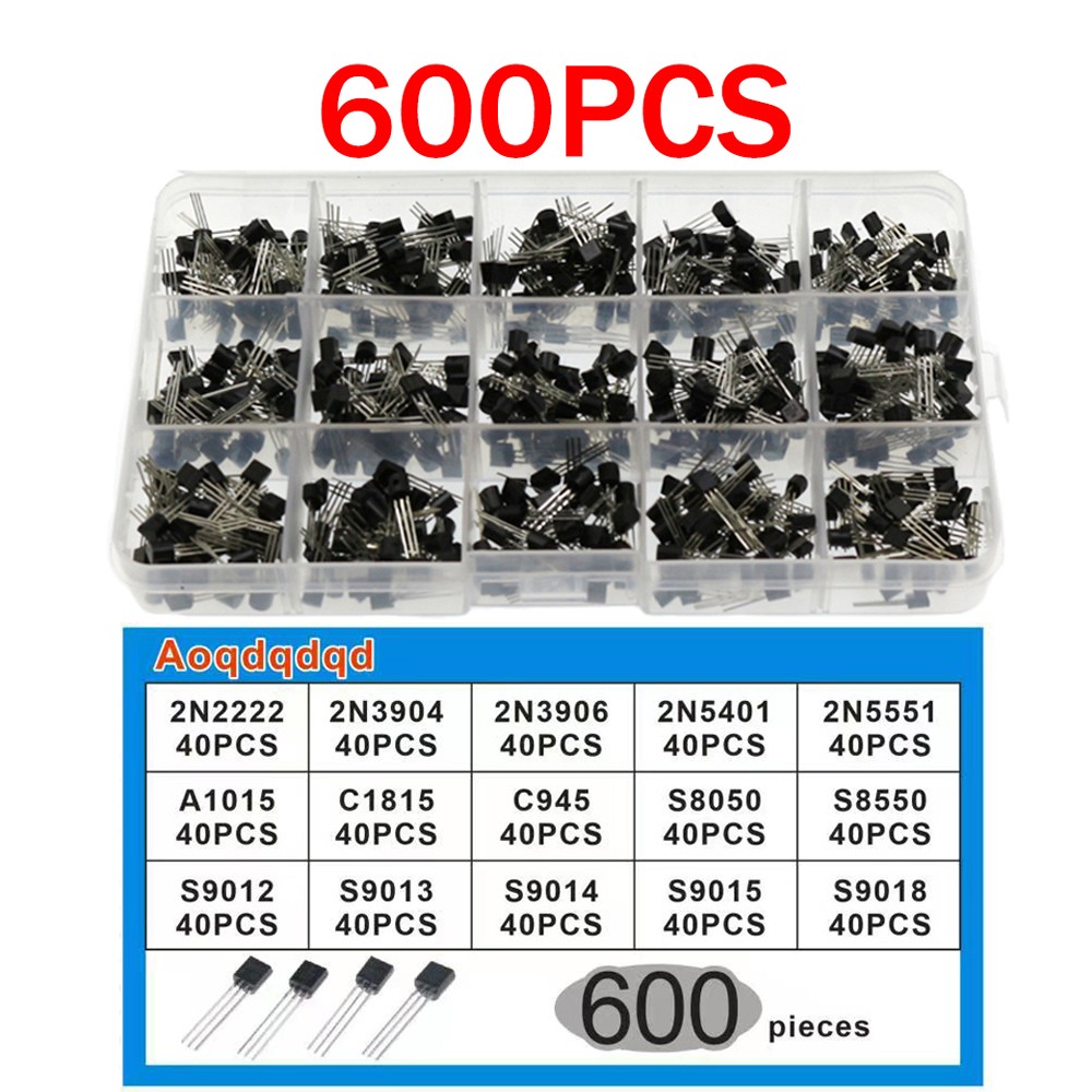 600pcs Transistor Kit A1015 C1 – обзор и цена Mosfet Transistor Set