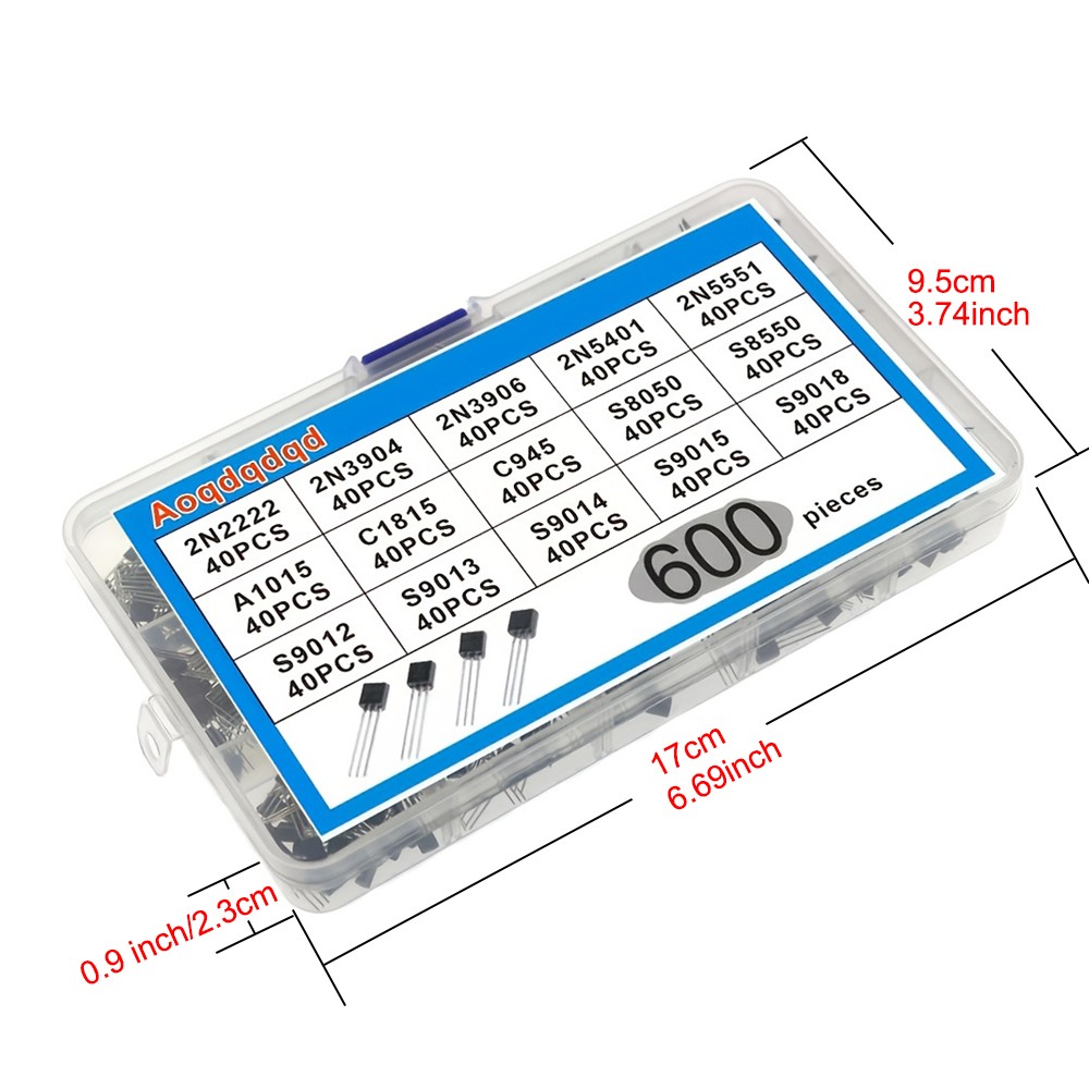 600pcs Transistor Kit A1015 C1 – обзор и цена Mosfet Transistor Set