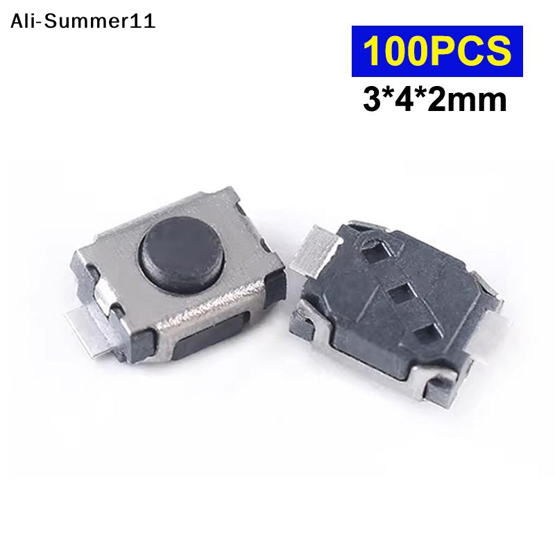 【Mm】100Pcs 3*4*2MM Micro Switc – обзор и цена Push Button Tactile
