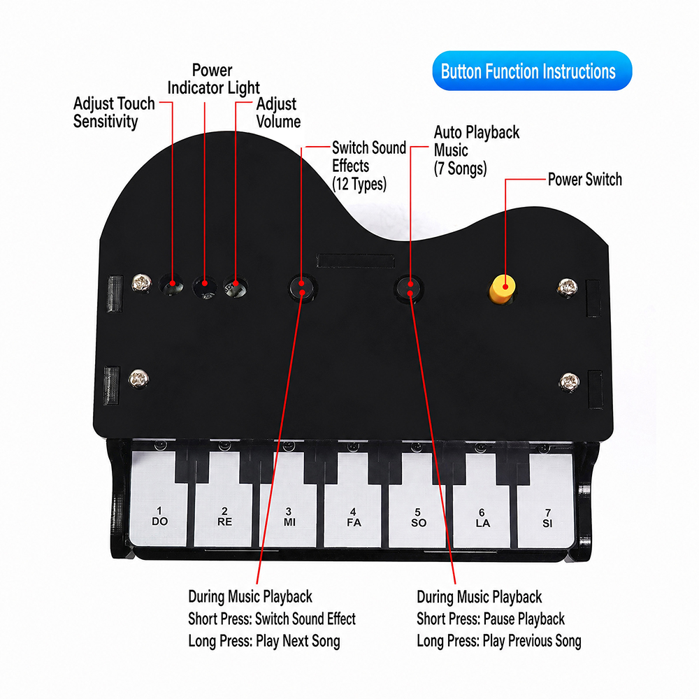 DIY Electronic Keyboard Kit 7  – обзор и цена Diy Guitar Electronics Kit