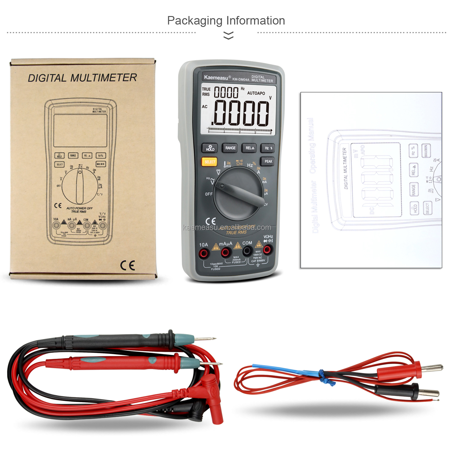 04A Clamp Meter AC DC Digital  – обзор и цена Multimeter Digital
