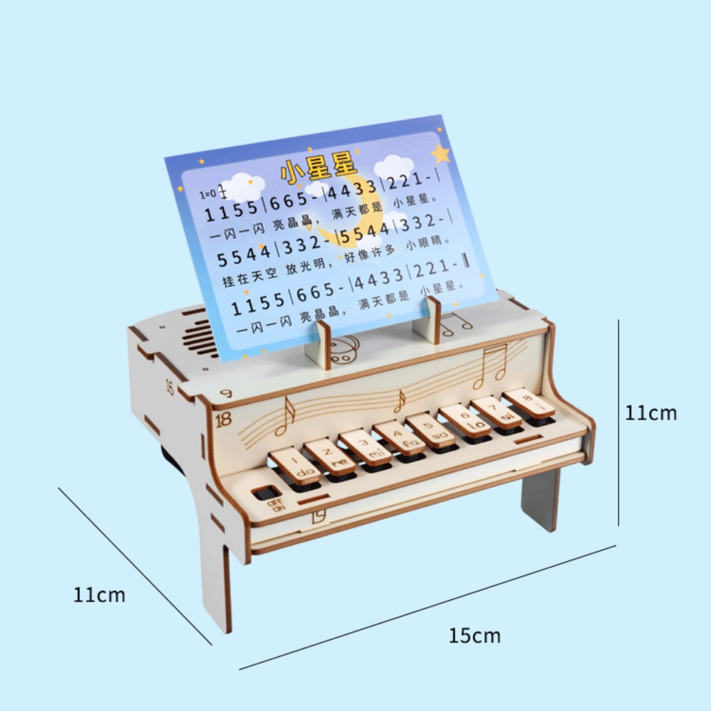 DIY Wooden Electronic Piano Mo – обзор и цена Diy Electronics For Kids