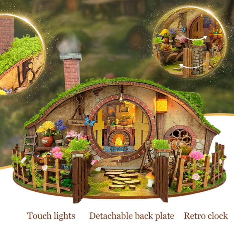 Wooden DIY Magic Ring Dollhous – обзор и цена Diy Electronics Housing