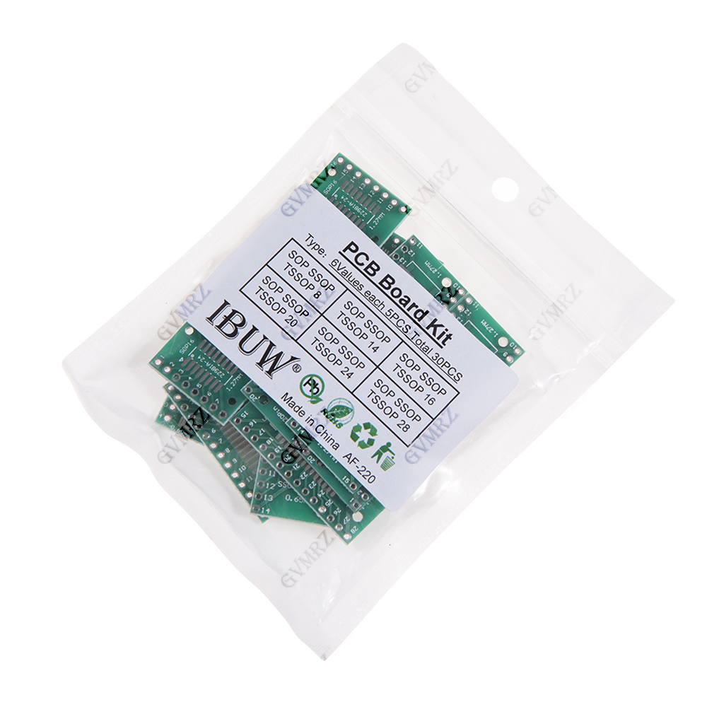 30PCS 6Values SOP SSOP TSSOP P – обзор и цена Pcb Etching Kit
