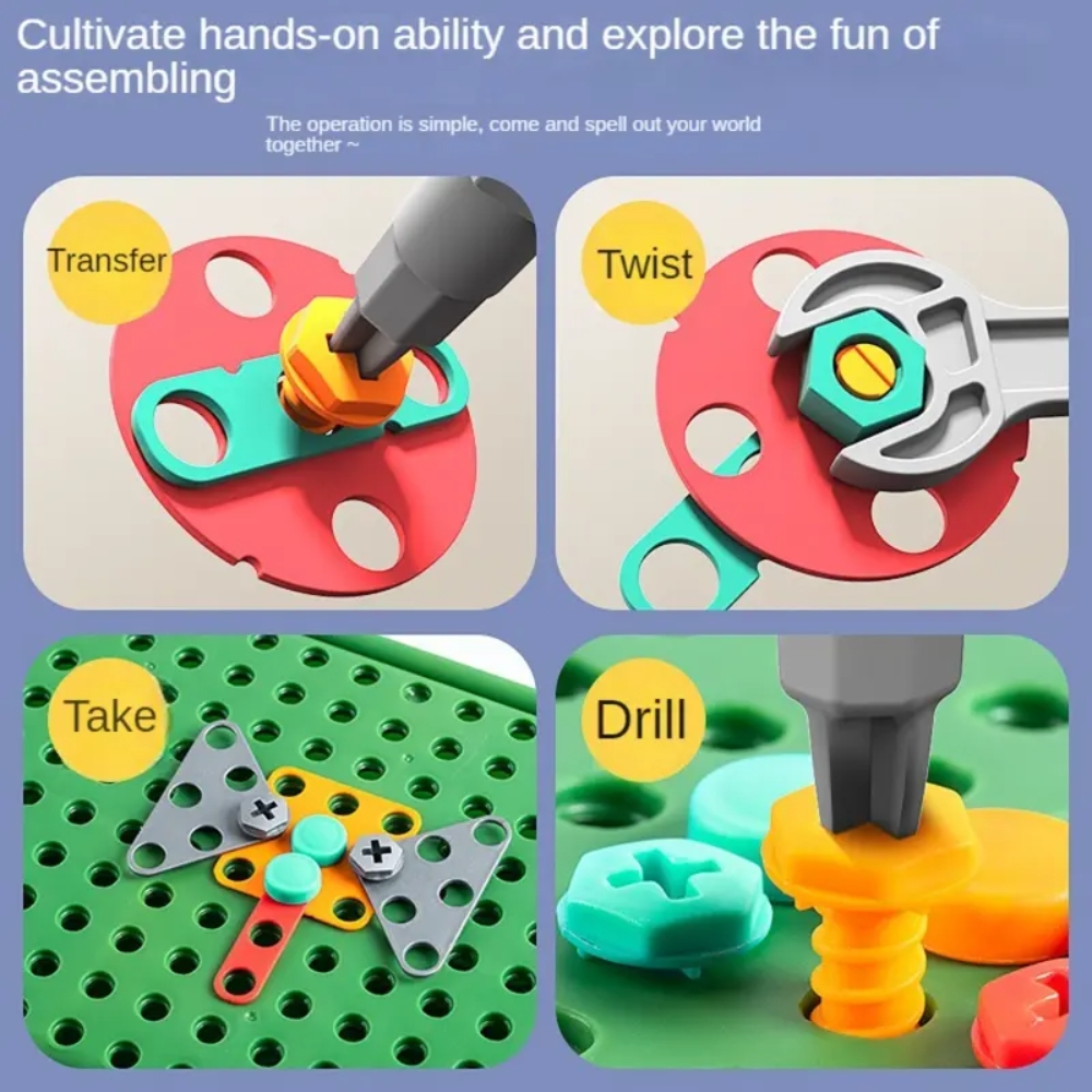 450Pcs Kids STEM Drill Set Cre – обзор и цена Diy Electronics For Kids