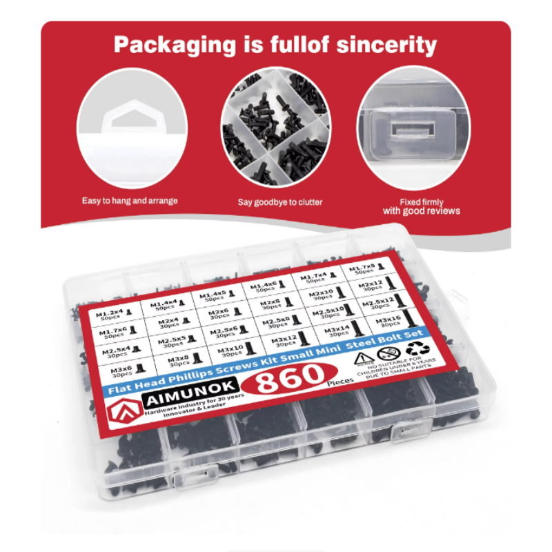 860PCS Small Screws Assortment – обзор и цена Diy Electronics Repair Kit