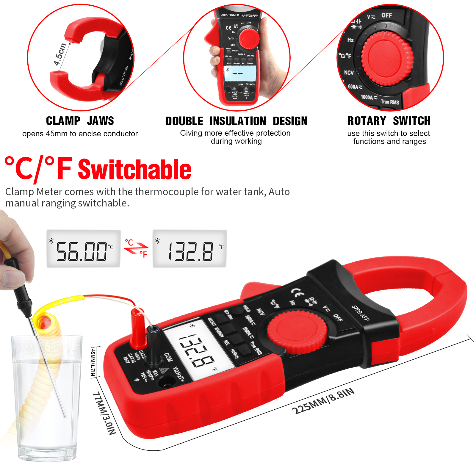 HP-570S-APP Portable 6000 Coun – обзор и цена Multimeter Digital
