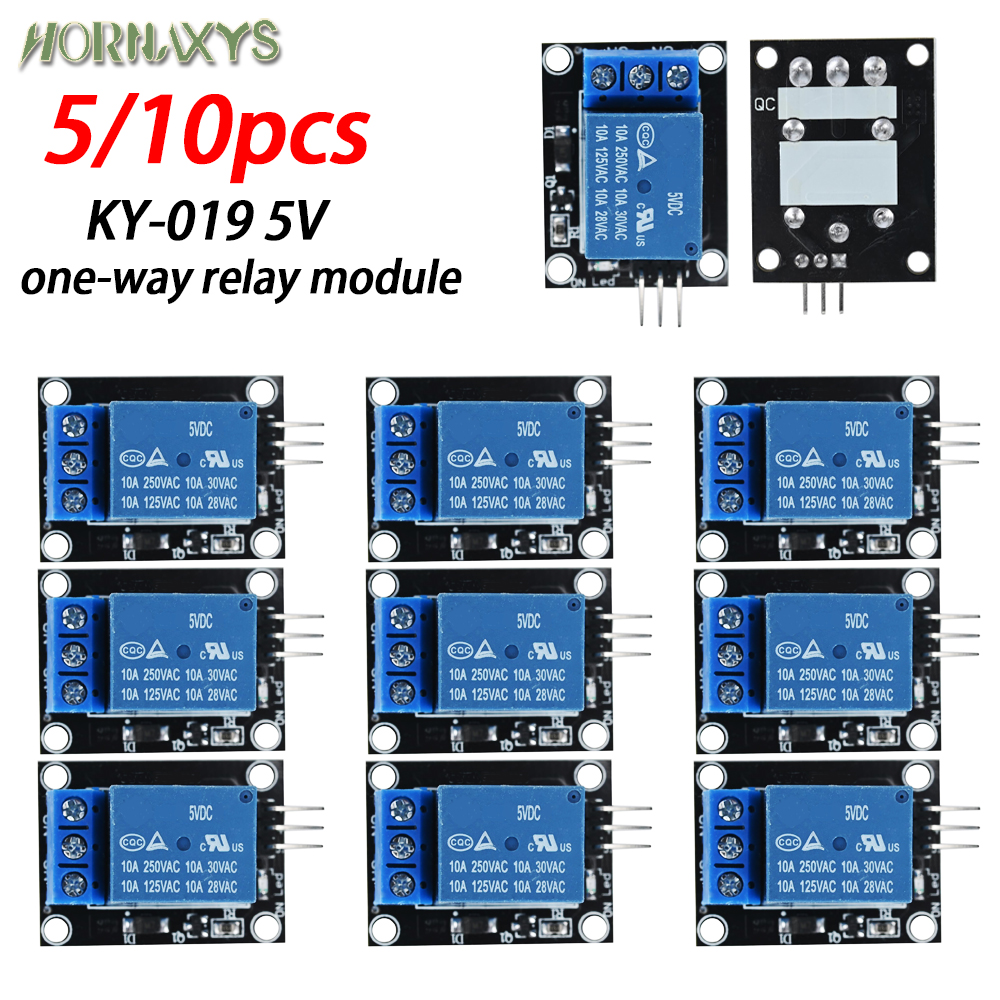 10/5pcs 5V 1 Channel Relay Mod – обзор и цена Relay Module 5V