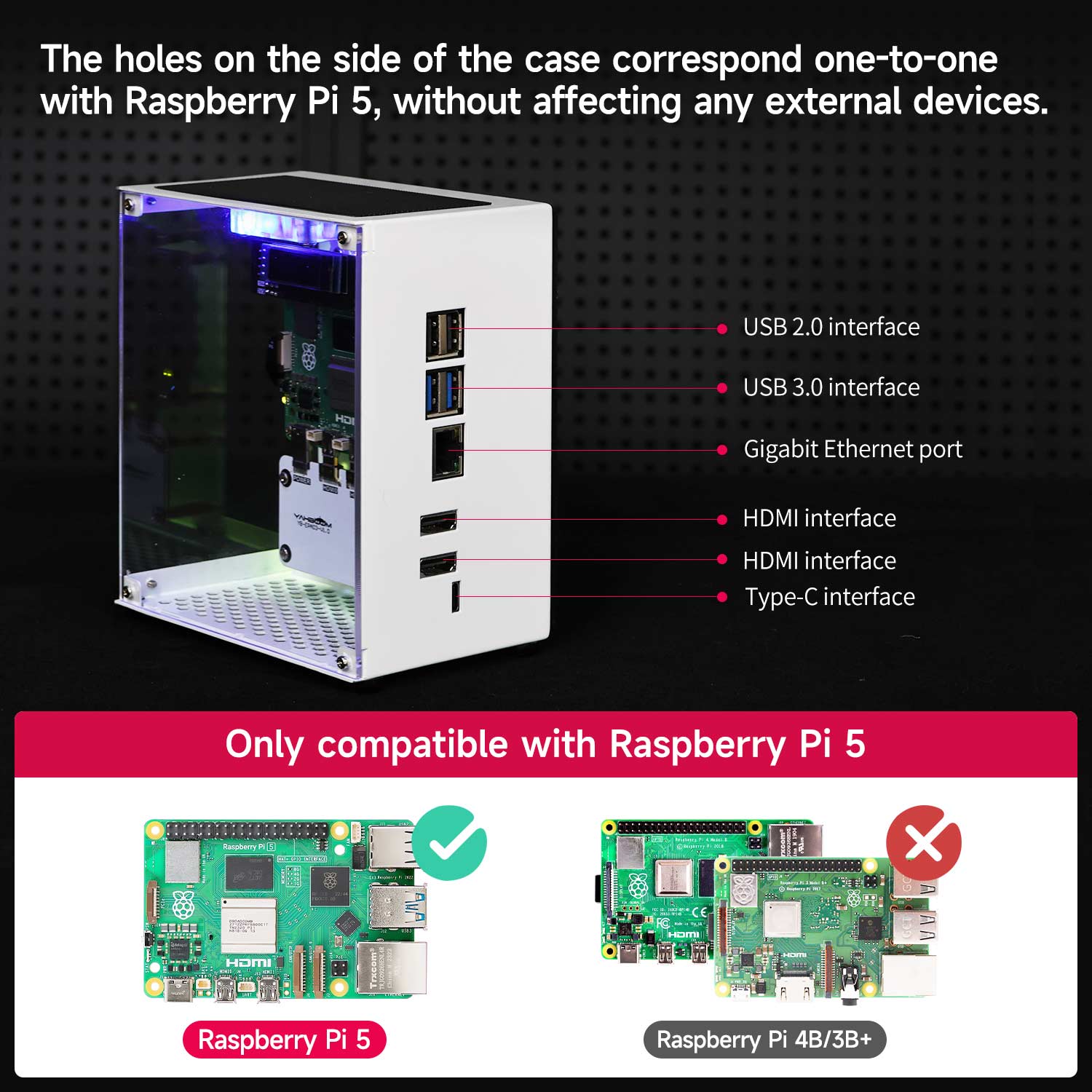 Raspberry Pi 5 Case Protective – обзор и цена Diy Electronics Raspberry Pi