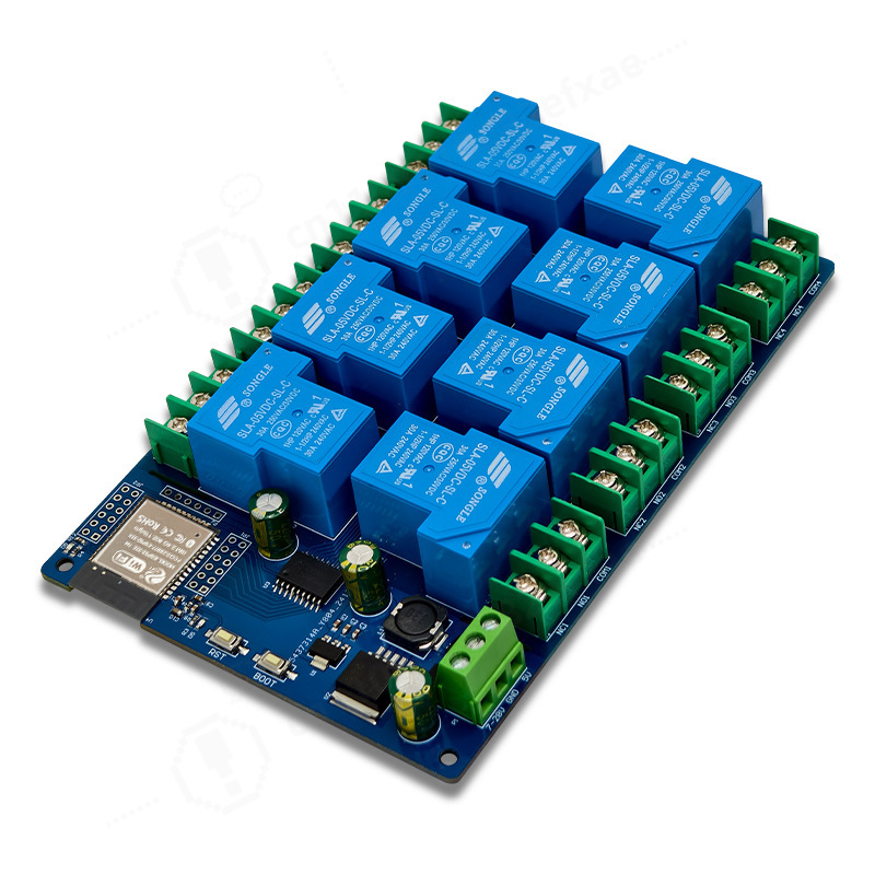 ESP32 WiFi Bluetooth 8 Way 30A – обзор и цена Relay Module 5V