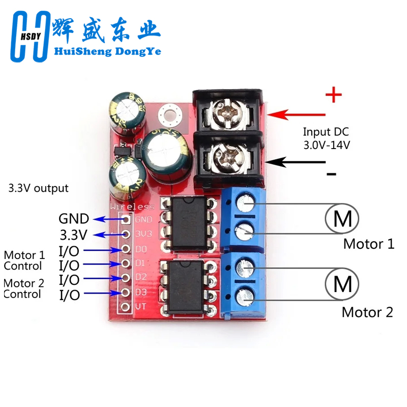 H Bridge Remote Control 5A 3V- – обзор и цена L298N Motor Driver